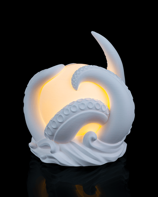 Abyss Sphere LED Table Lamp – 3D Printed Octopus Tentacle Light