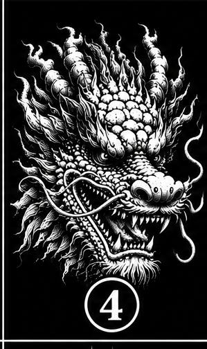 Dragon Head Engraved Slate Coasters – Fantasy Dragon Designs