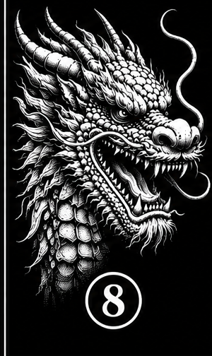 Dragon Head Engraved Slate Coasters – Fantasy Dragon Designs