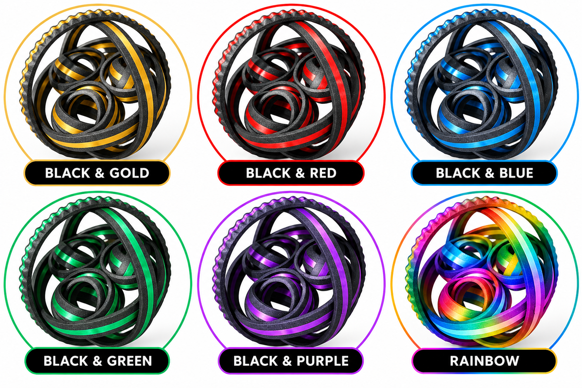 3D Printed Planetary Fidget Spinner – Gyroscopic Orbital Sensory Toy | Multiple Colours