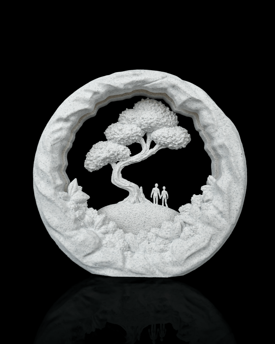 Our Journey LED Table Lamp – 3D Printed Romantic Couple Light