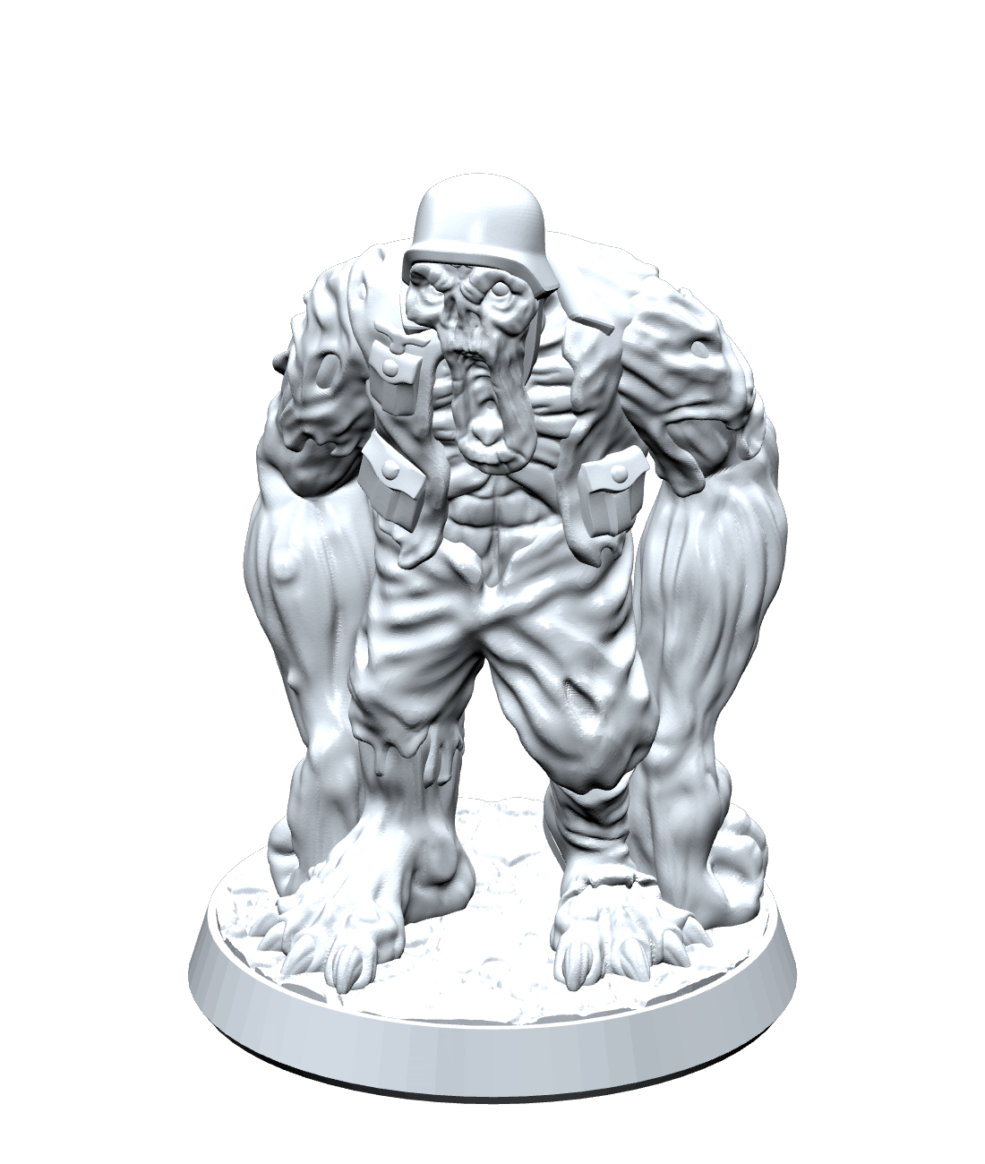 WWII Germany Monster – 3D Printed Resin Miniature