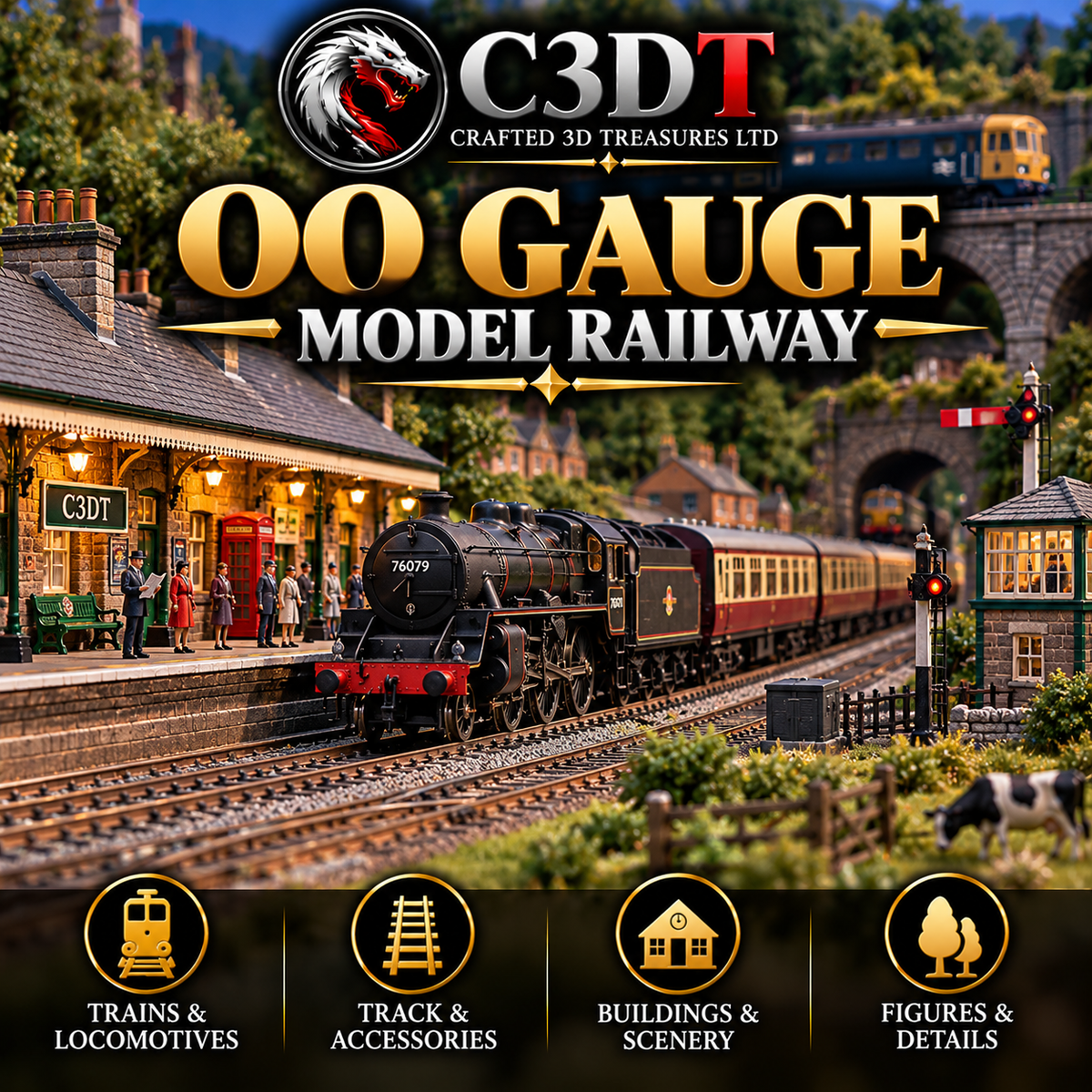 OO Gauge Model Railway