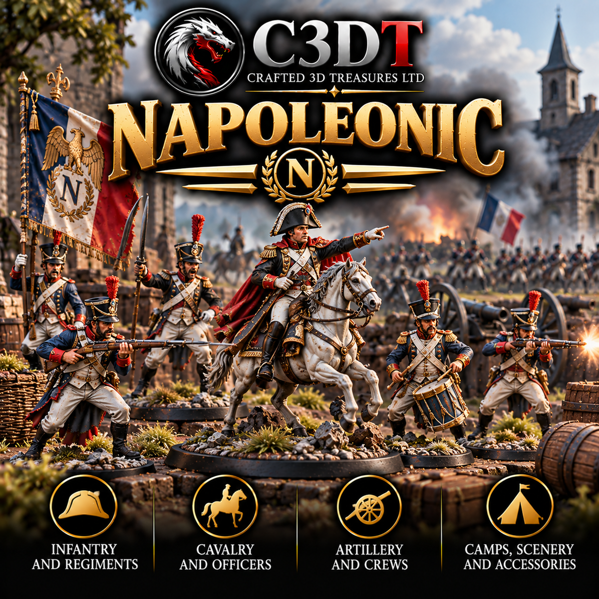 Napoleonic Miniatures Battlefield