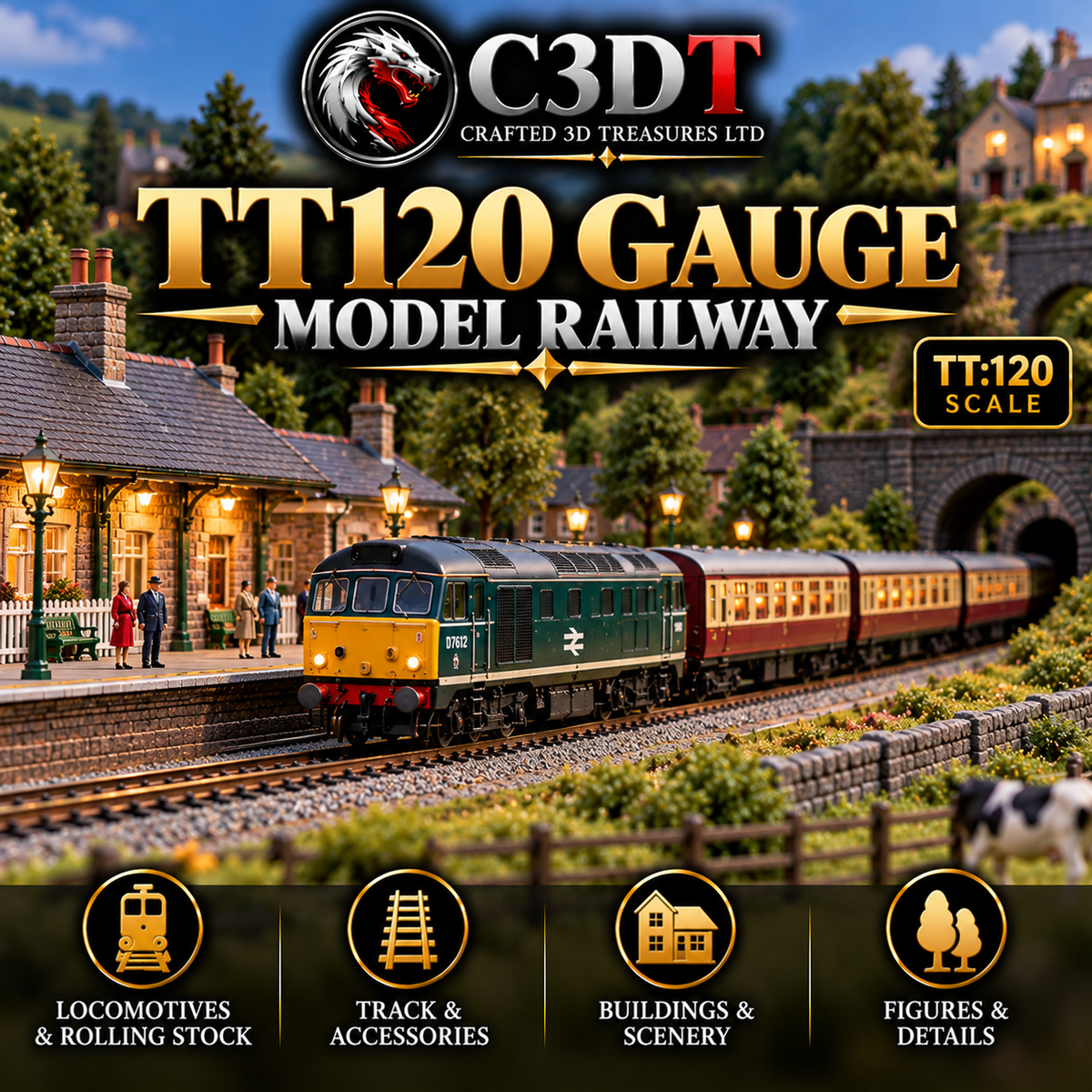 TT120 Gauge Model Railway