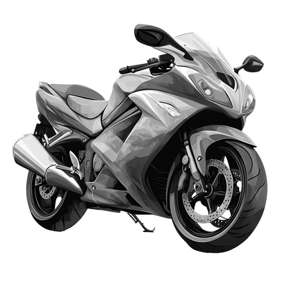 Motor Bike Laser Engraved Slate Coaster