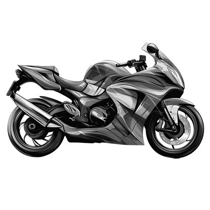 Motor Bike Laser Engraved Slate Coaster