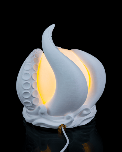Abyss Sphere LED Table Lamp – 3D Printed Octopus Tentacle Light