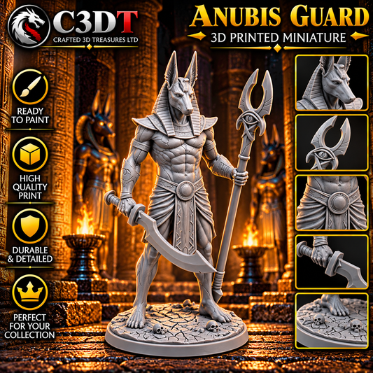 Anubis Guard – Ancient Egyptian Jackal Warrior Miniature