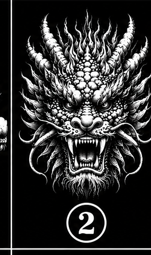 Dragon Head Engraved Slate Coasters – Fantasy Dragon Designs