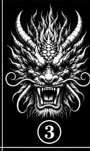 Dragon Head Engraved Slate Coasters – Fantasy Dragon Designs