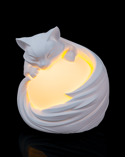 LED Cat Lamp with Multi-Colour Light – 5V USB Powered Decorative Table Lamp
