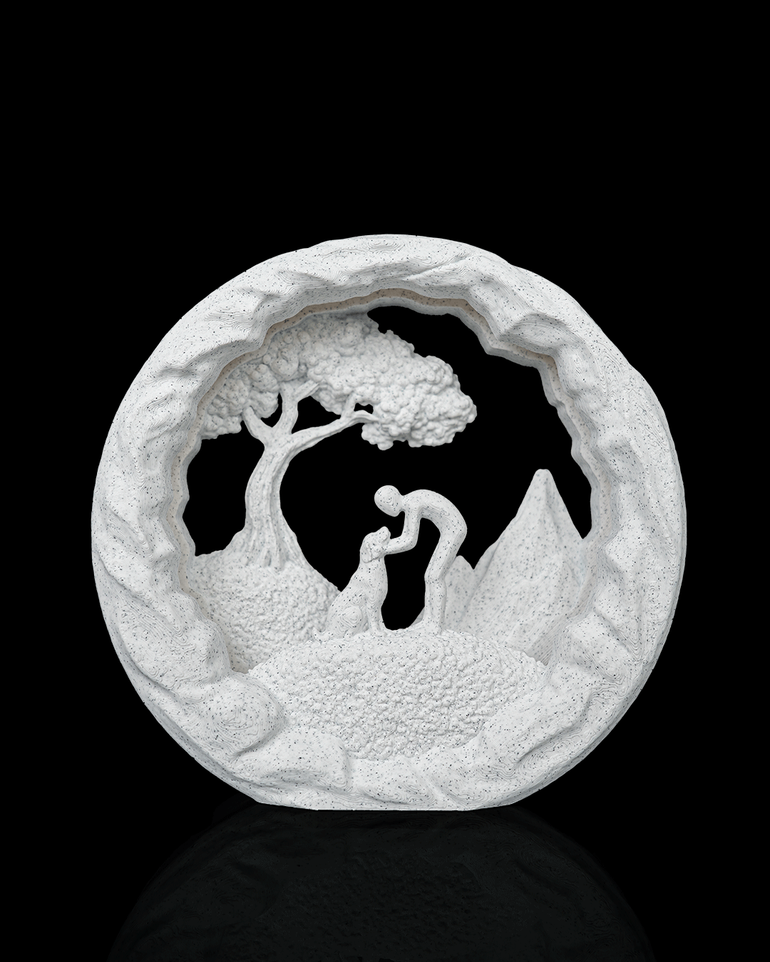 Good Boy LED Table Lamp – 3D Printed Dog Lover's Light