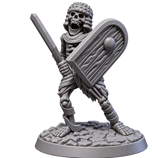 Skeleton Guard – Ancient Undead Warrior Miniature