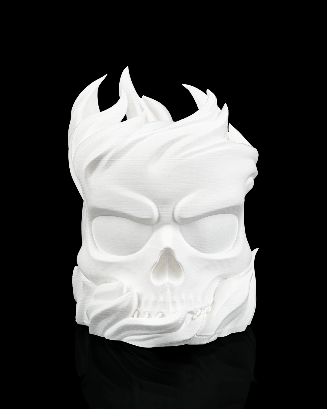 Skull Sphere LED Lamp – 3D Printed Gothic Skull Light