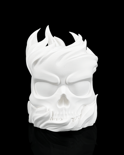 Skull Sphere LED Lamp – 3D Printed Gothic Skull Light