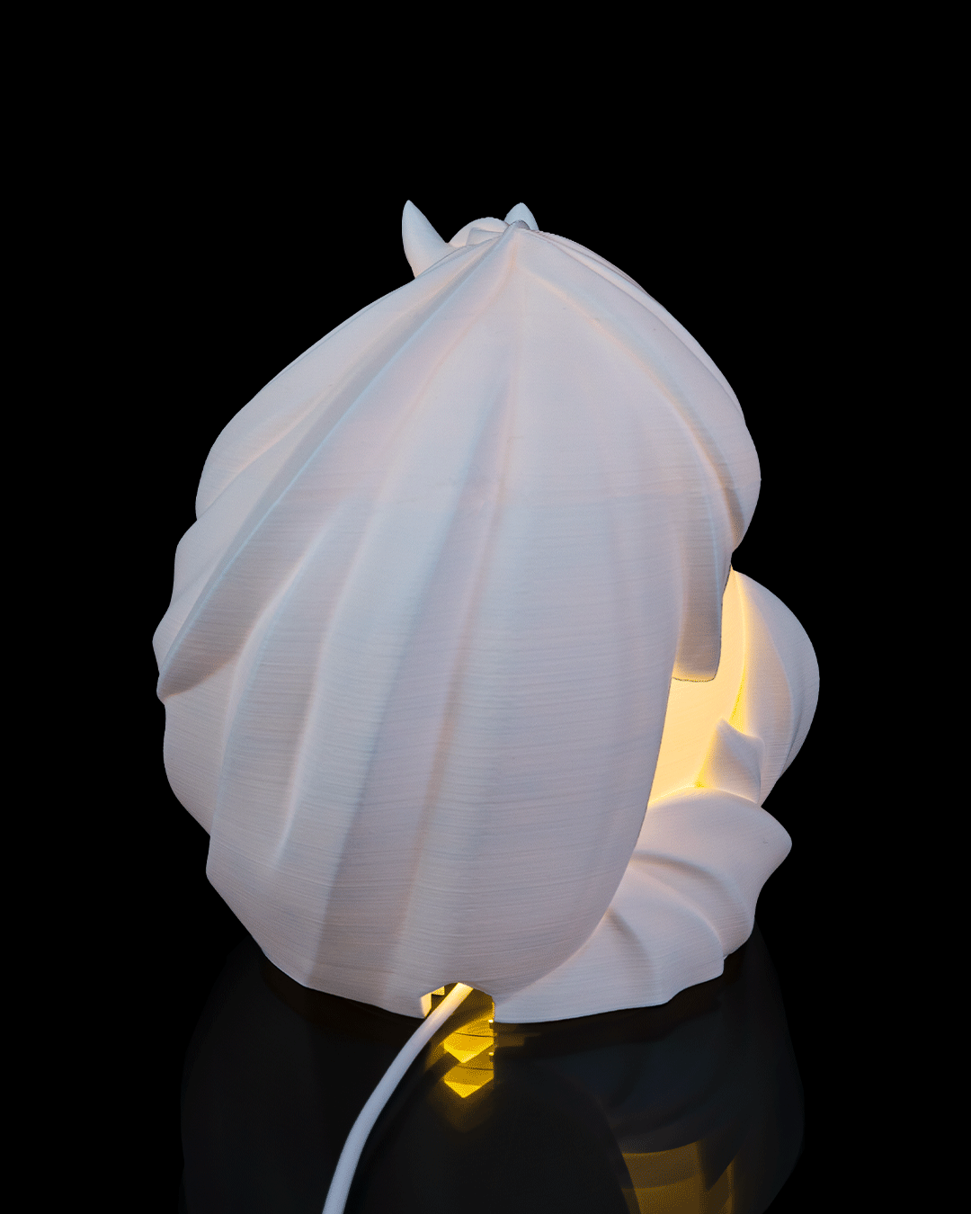 Stallion Sphere LED Lamp – 3D Printed Horse Night Light