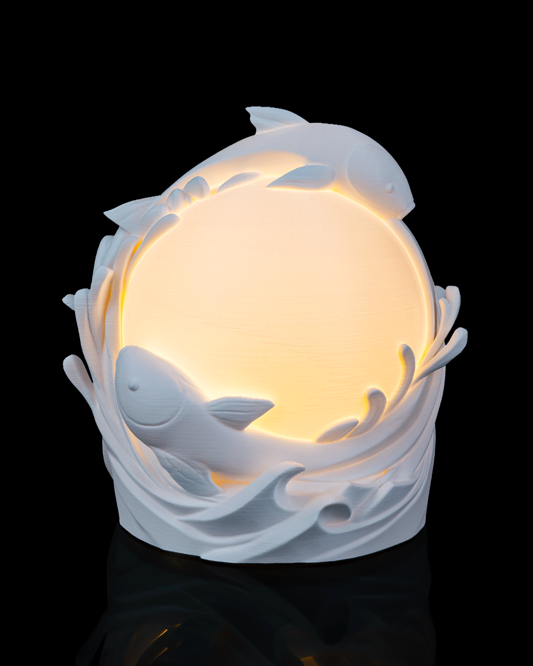 LED Carp Fish Lamp – Multi-Colour USB Powered Ambient Table Light