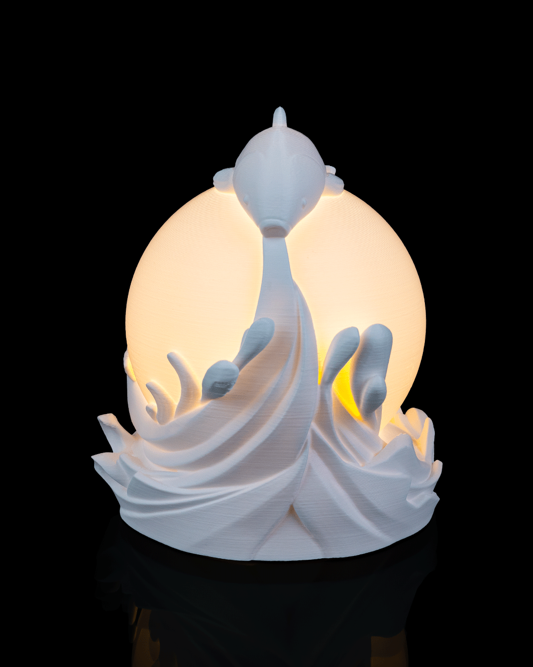 LED Carp Fish Lamp – Multi-Colour USB Powered Ambient Table Light