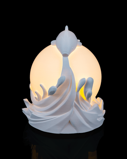 LED Carp Fish Lamp – Multi-Colour USB Powered Ambient Table Light