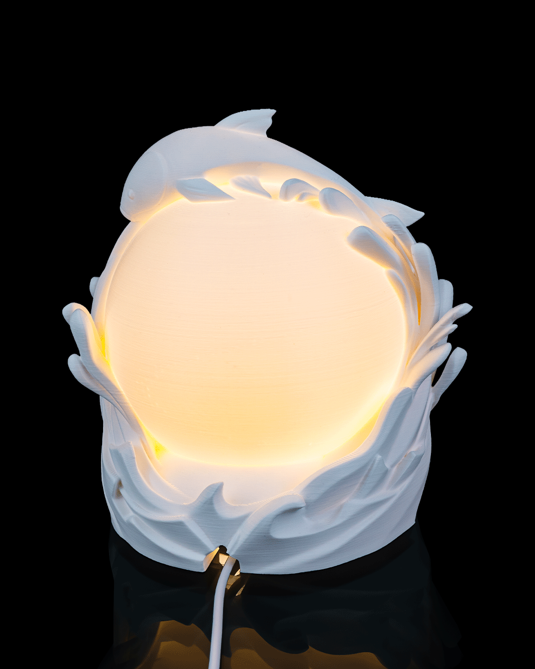 LED Carp Fish Lamp – Multi-Colour USB Powered Ambient Table Light