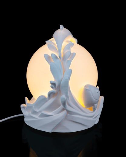 LED Carp Fish Lamp – Multi-Colour USB Powered Ambient Table Light