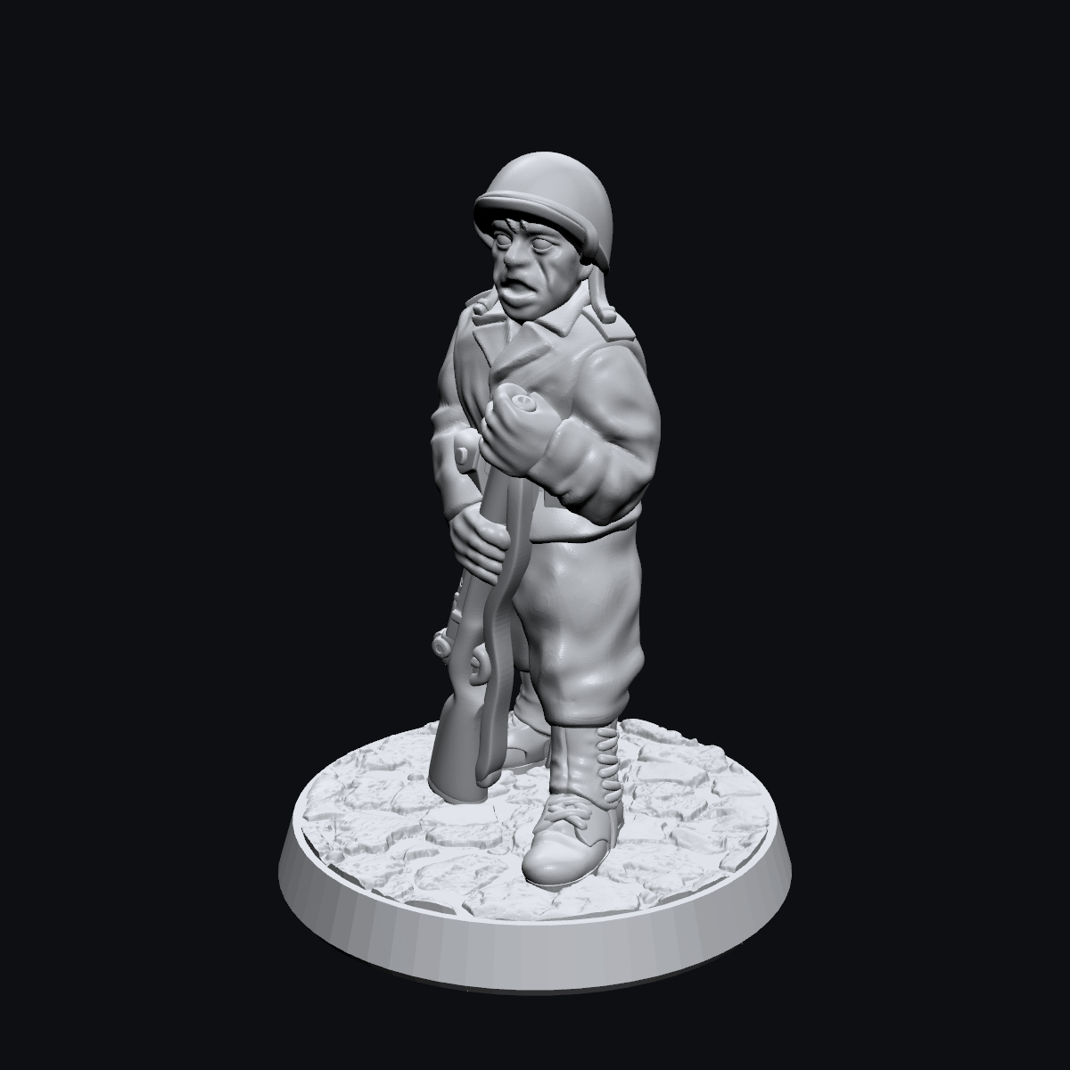 WW2 US Infantry Soldier – High-Detail Resin Miniature